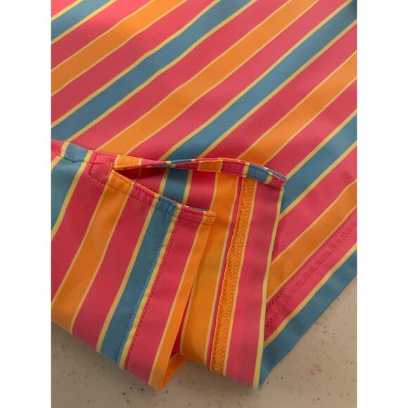 Peter Millar Men's Golf Shirt Large Summer Comfort Colorful Striped Lightweight‎ - Picture 11 of 11